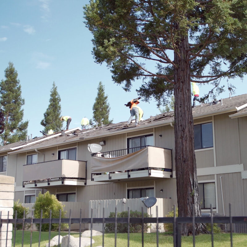 multi family roof replacement repair