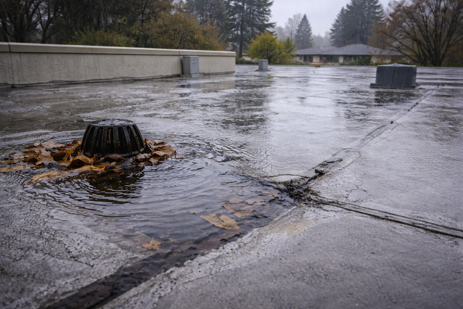 Why Flat Roofs Need Extra Attention During the Rainy Season